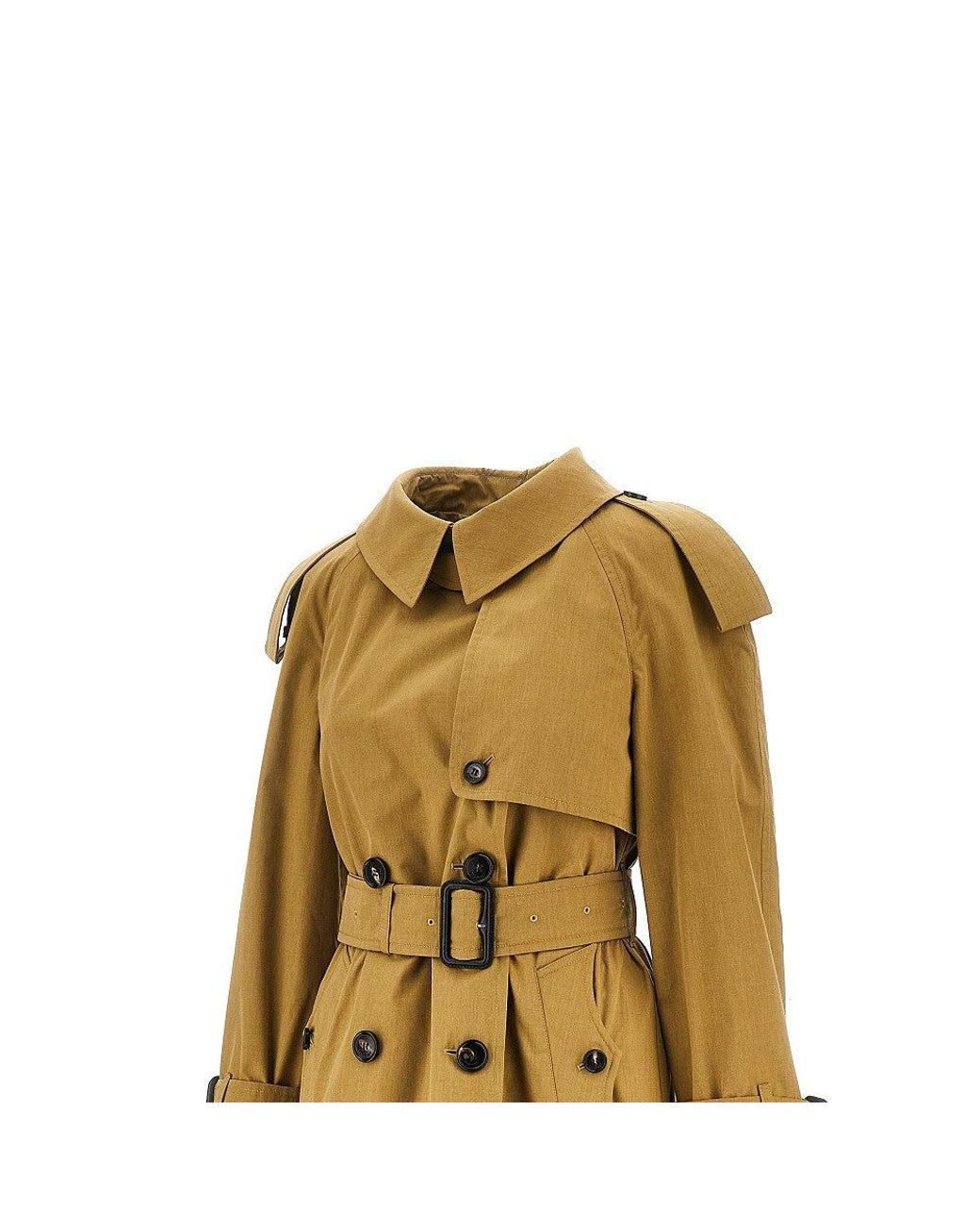 Burberry Metallic 'Fitzrovia' Trench Coat With Removable Liner