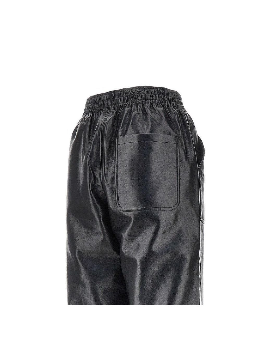 Anine Bing Gray 'Billy' Recycled Leather Pants