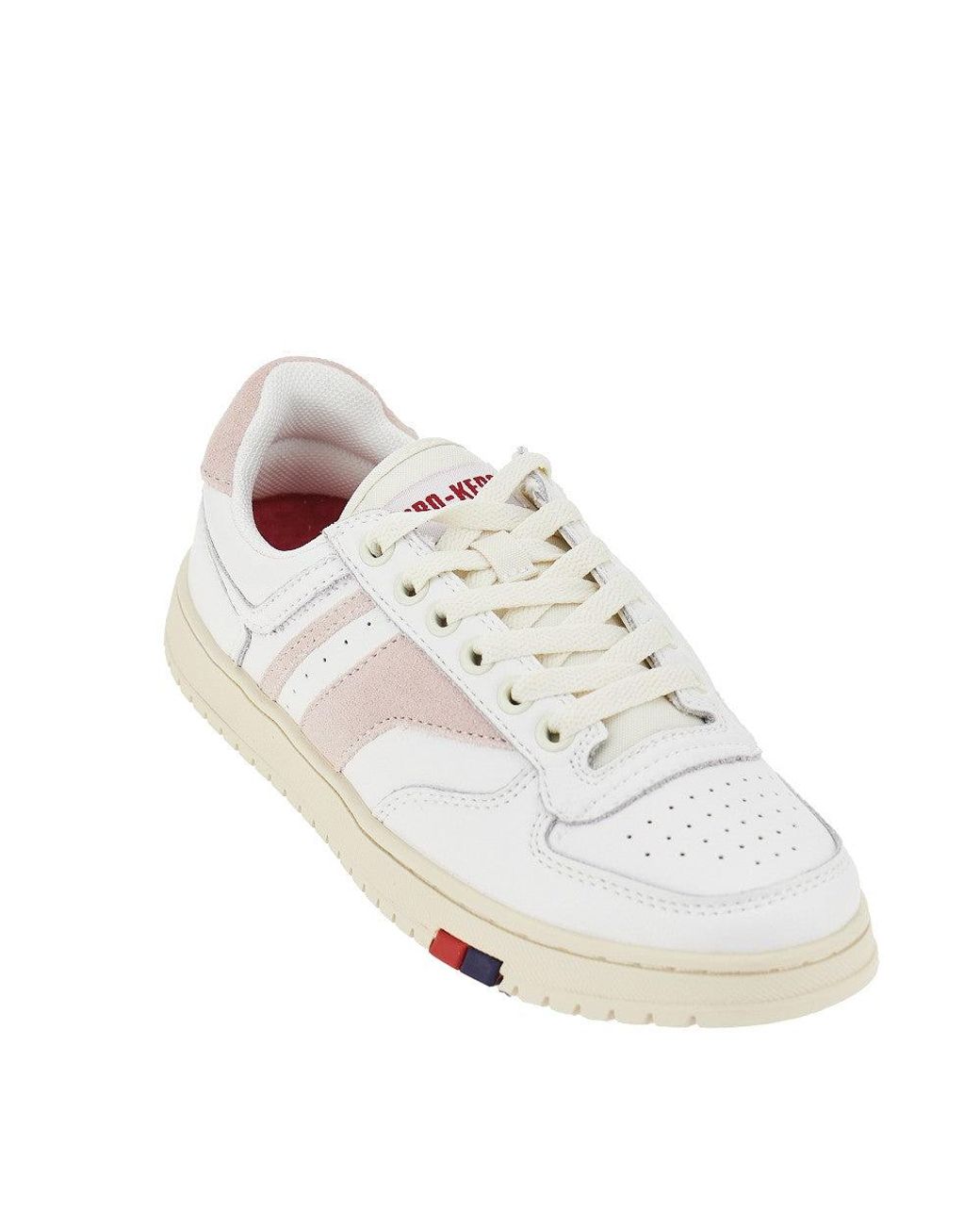 Pro Keds White 'Sky' Leather Sneakers