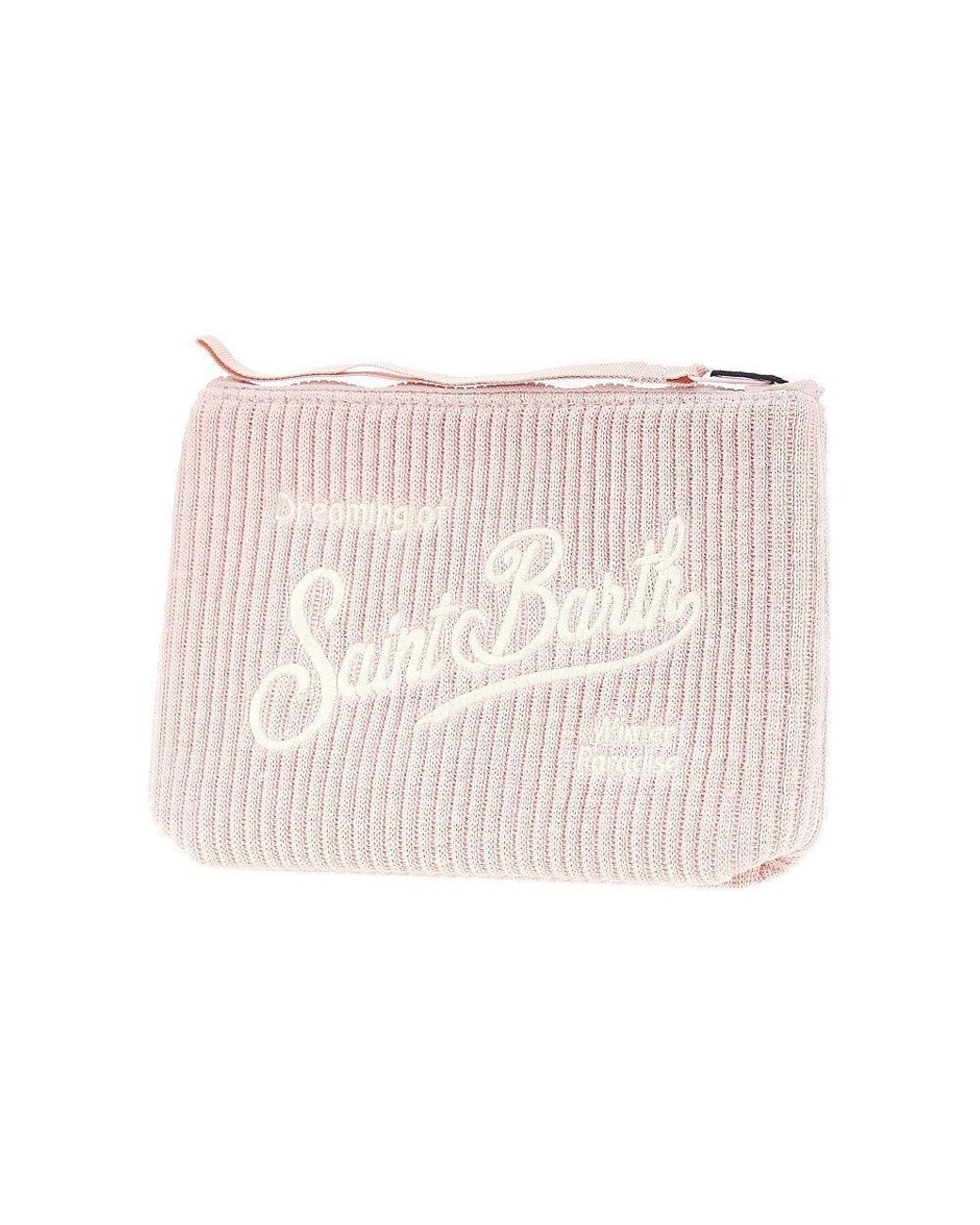 Mc2 Saint Barth Pink 'Aline' Knitted Pouch