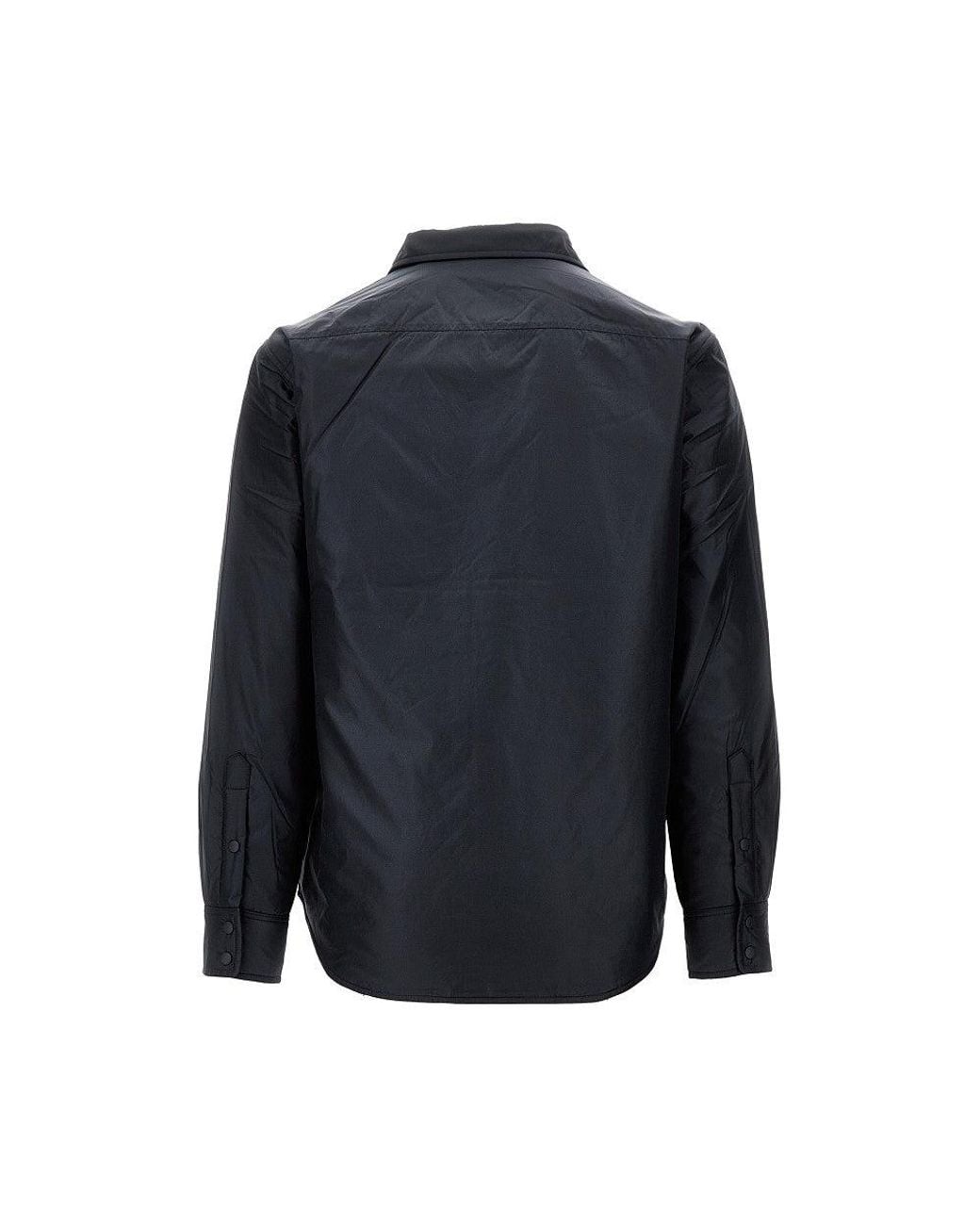 Aspesi Blue '13 Più' Padded Nylon Overshirt for men