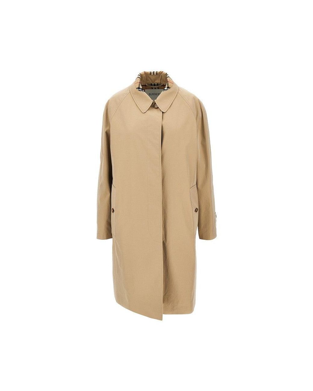 Burberry Natural 'Camden' Medium Car Coat