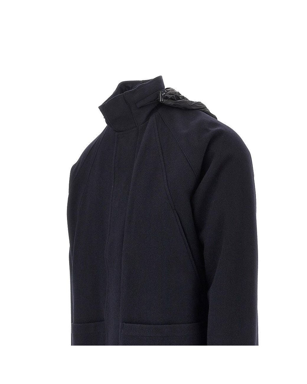 Paltò Blue 2L Wool Felt Coat for men