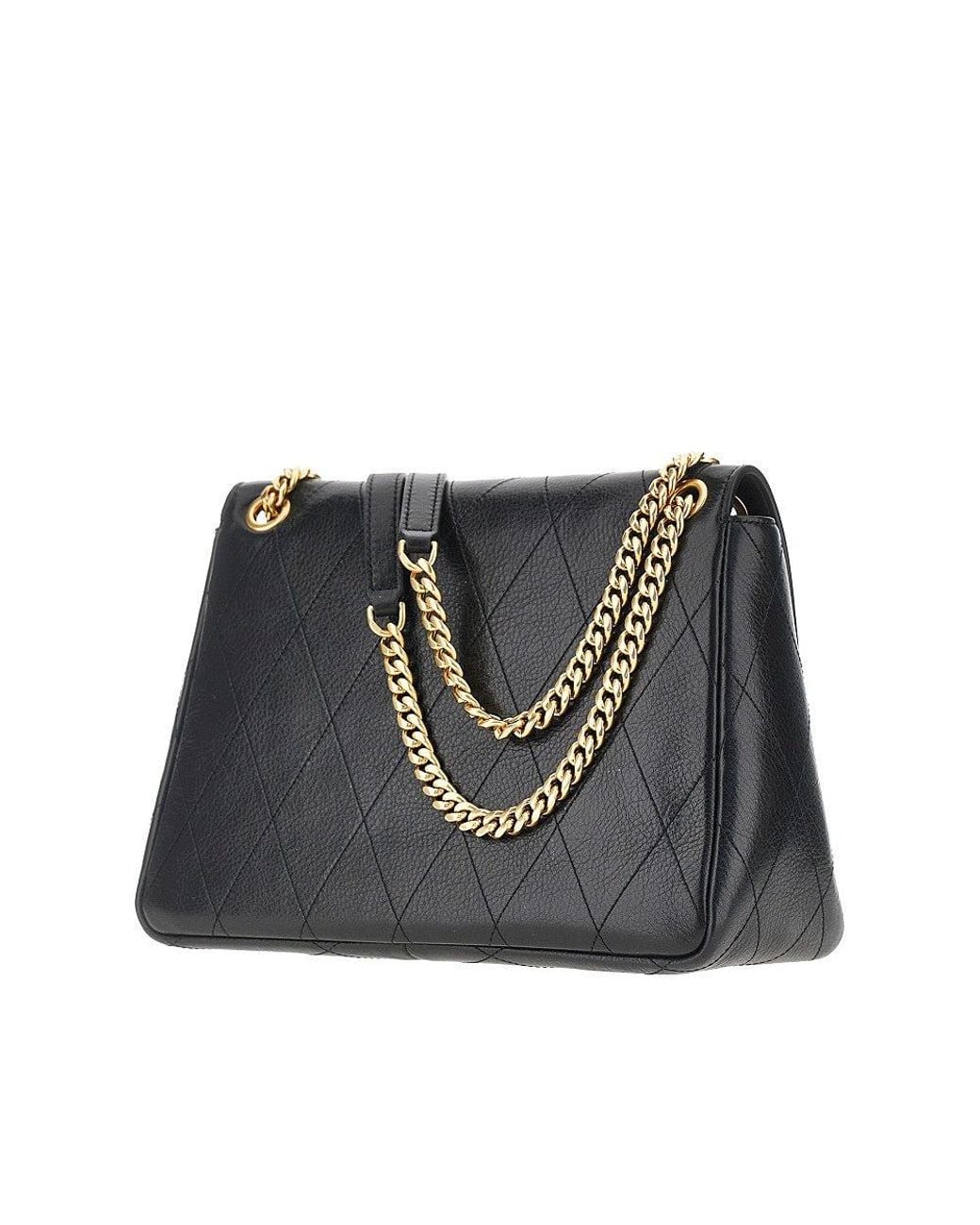 Tory Burch Black 'Charlie' Quilted Leather Bag