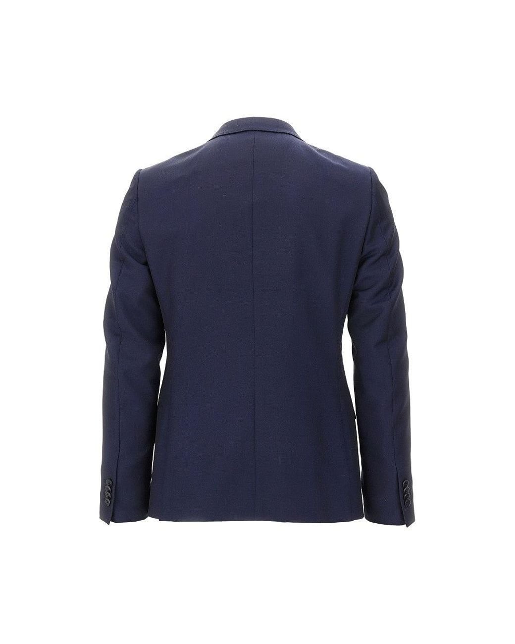 Zegna Blue Single-Breated Tailored Suit for men