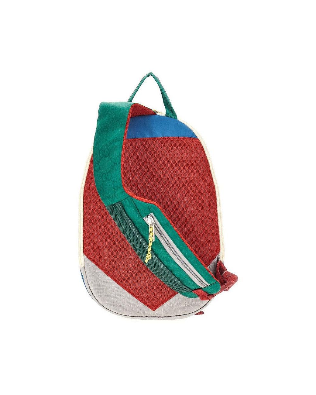 Gucci Blue Multicoloured Gg Nylon Backpack Kids for men