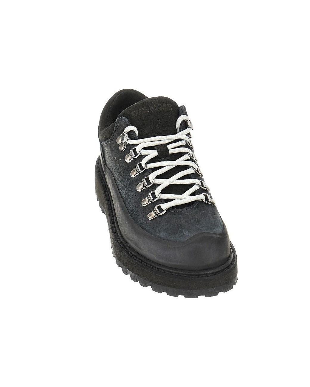 Diemme Black Leather And Rubber 'Cornaro' Sneakers for men