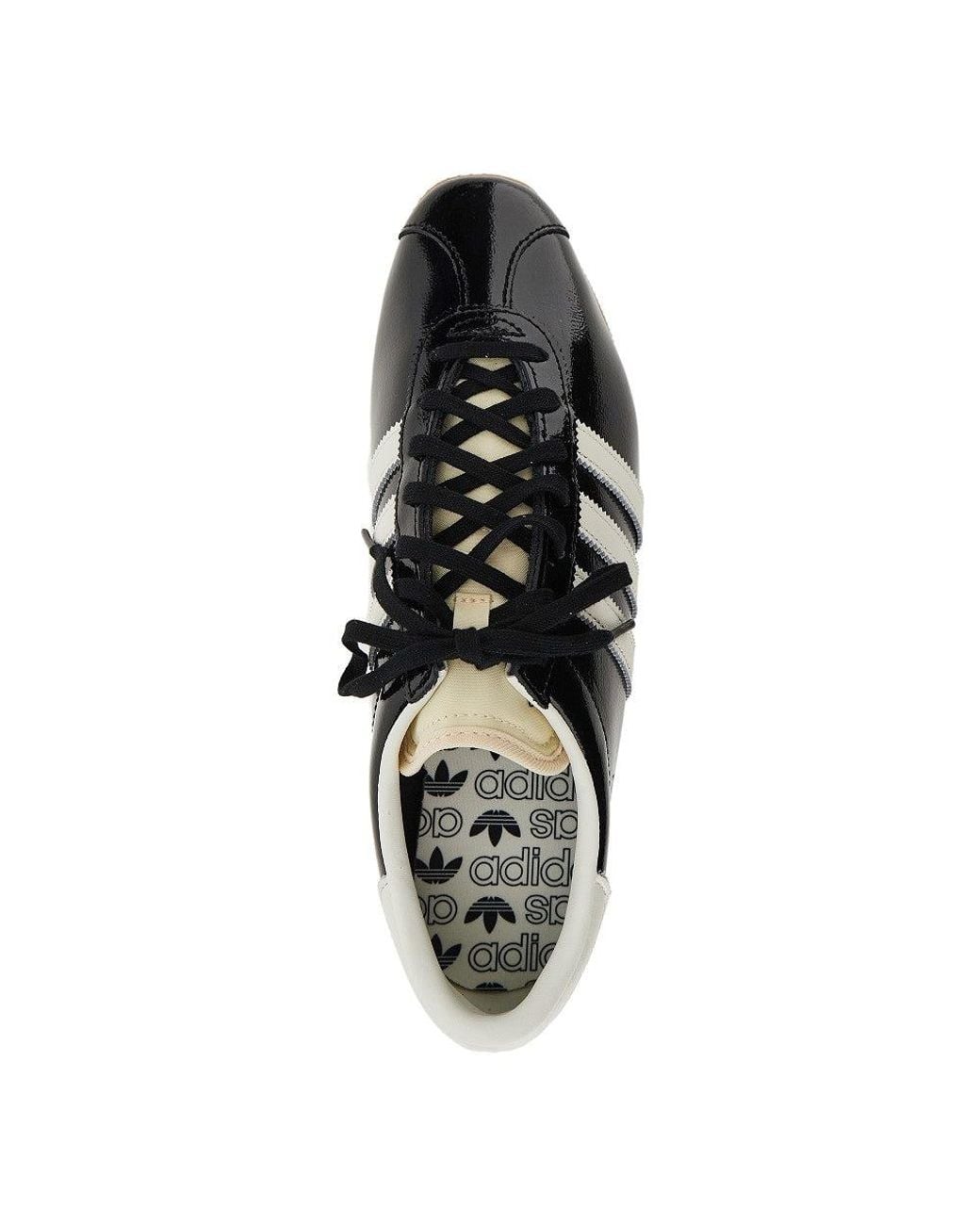 Adidas Originals Black 'Paris' Patent Leather Sneakers 8 for men
