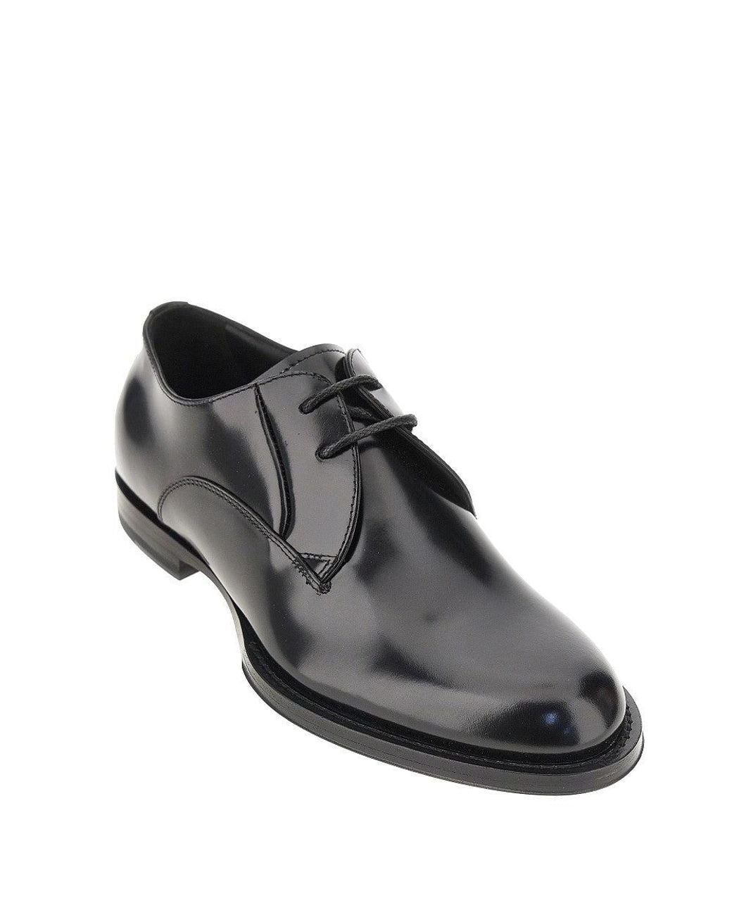 Dolce & Gabbana Multicolor Spazzolato Leather Laced Shoes