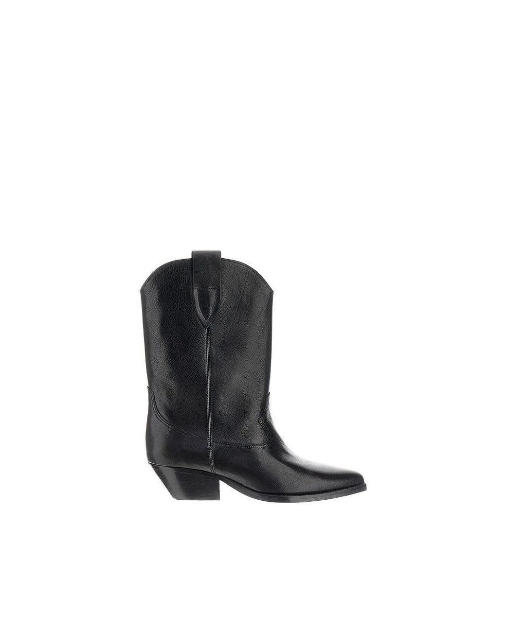 Isabel Marant Black 'Duerto' Leather Boots