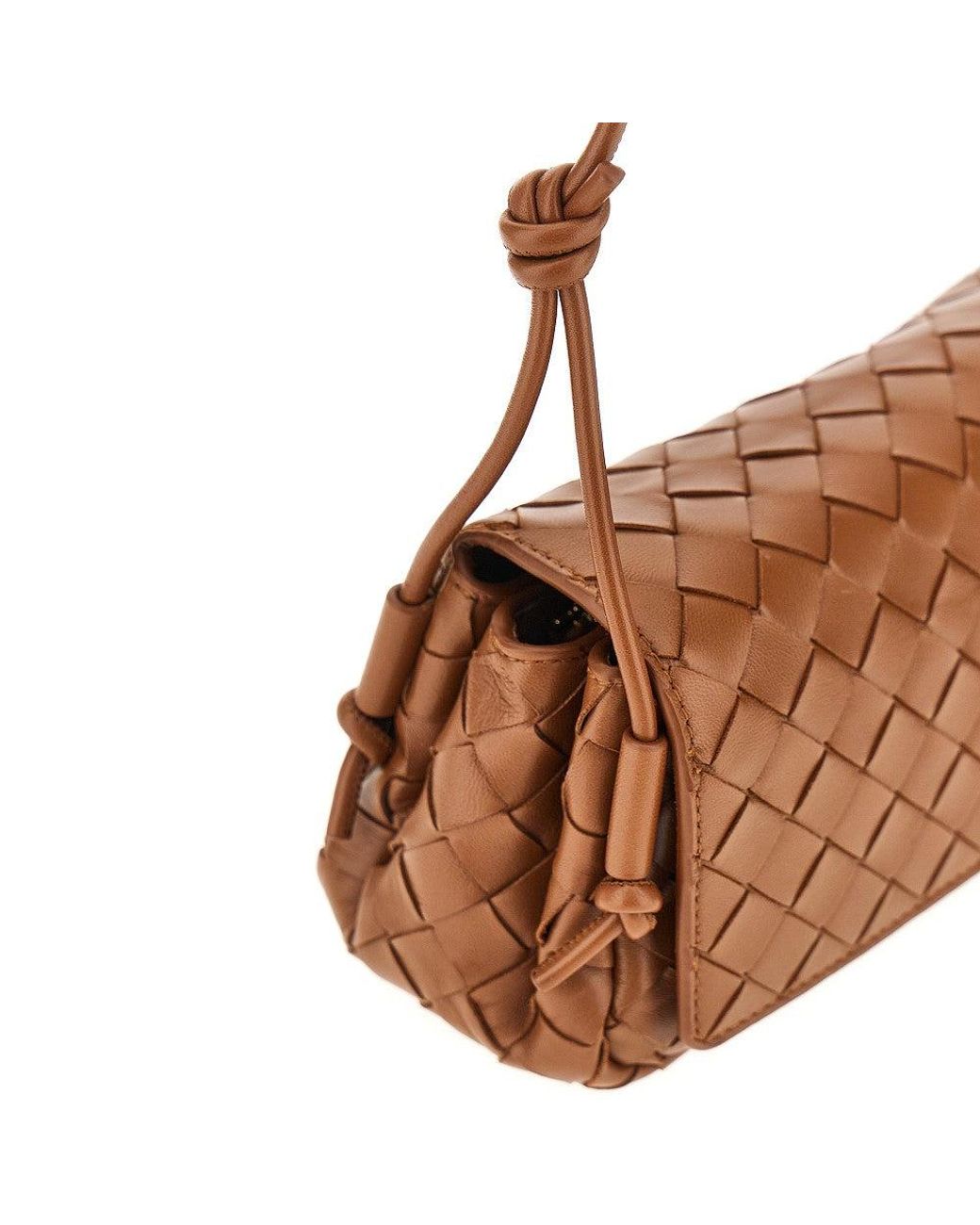 Bottega Veneta Brown 'Notturno' Intrecciato Nappa Leather Pouch