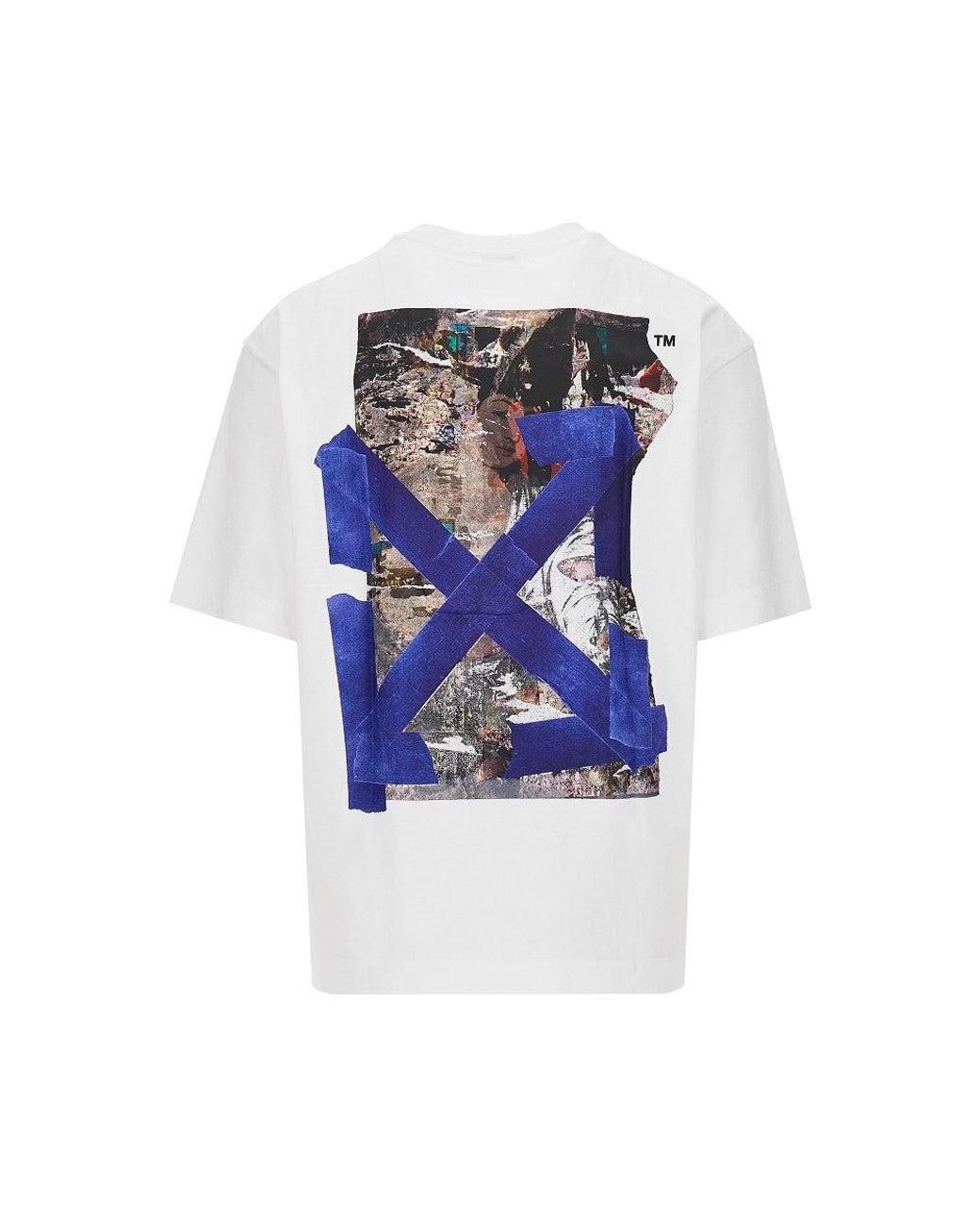 Off-White c/o Virgil Abloh White 'Bacco Arrow Skate' Cotton T-Shirt for men