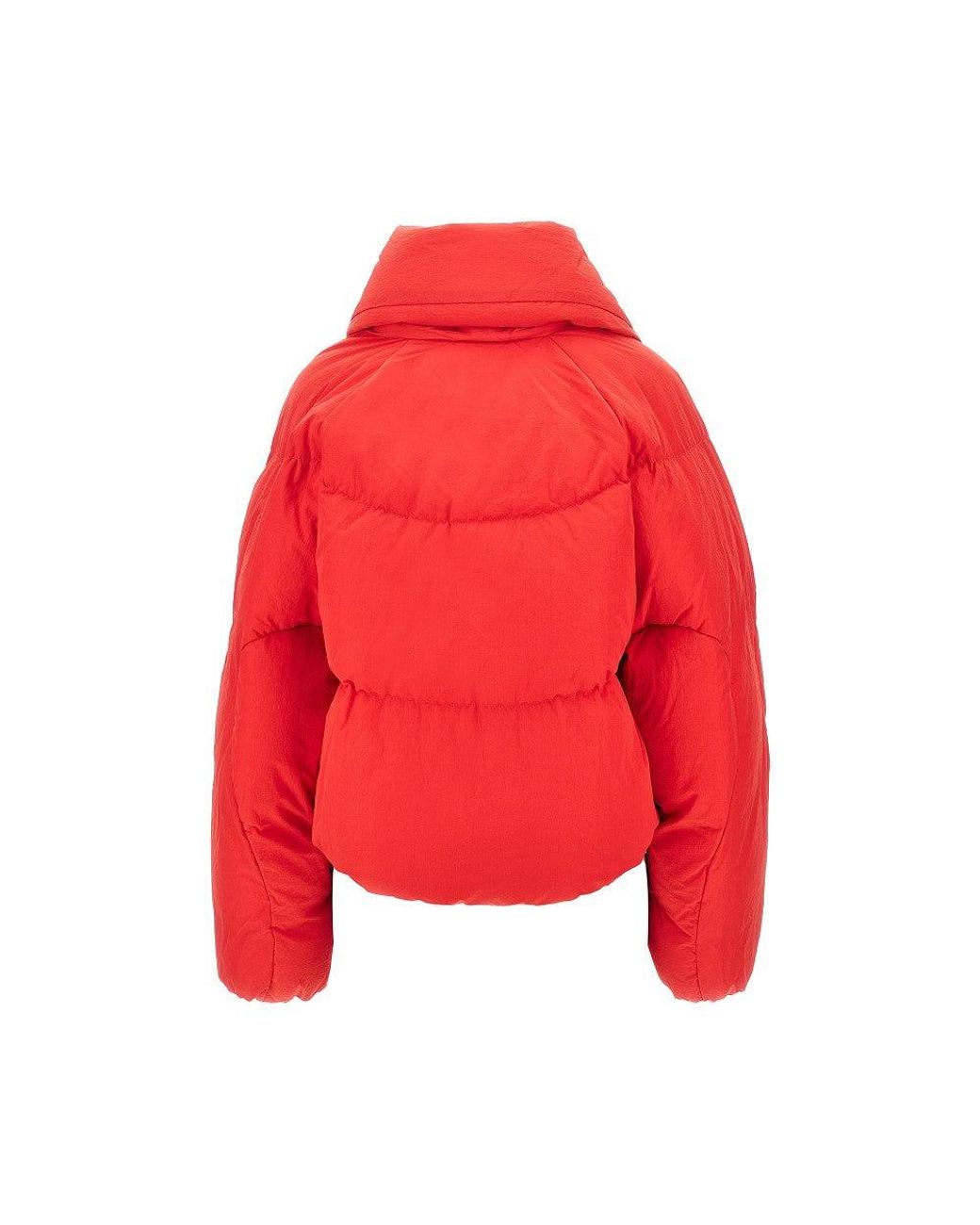 Bacon Red W Soft Vault Crop Down Jacket