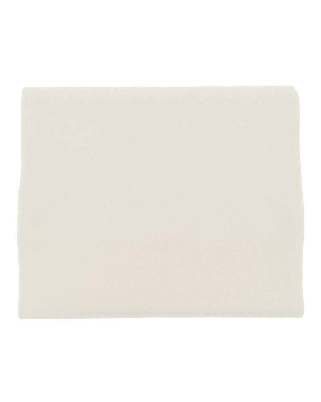 Vivienne Westwood White Logo Embroidery Scarf