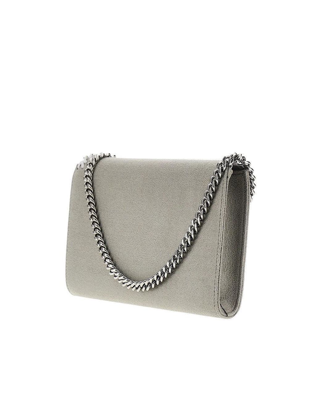 Stella McCartney Gray Mini 'Falabella' Crossbody Bag