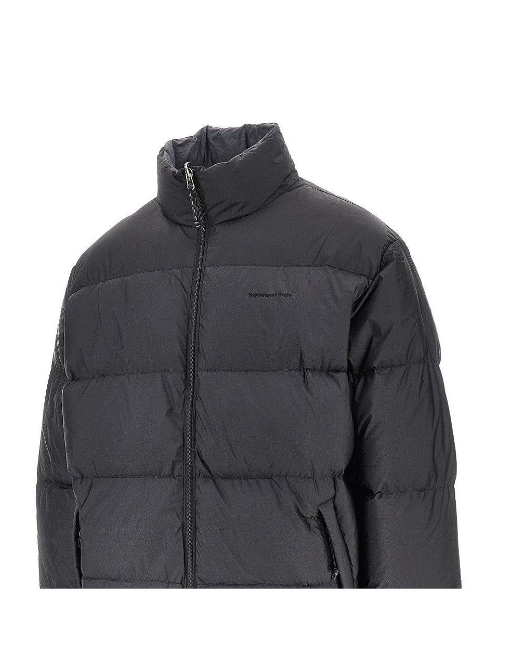 Thisisneverthat Gray Pertex Reversible Down Jacket for men