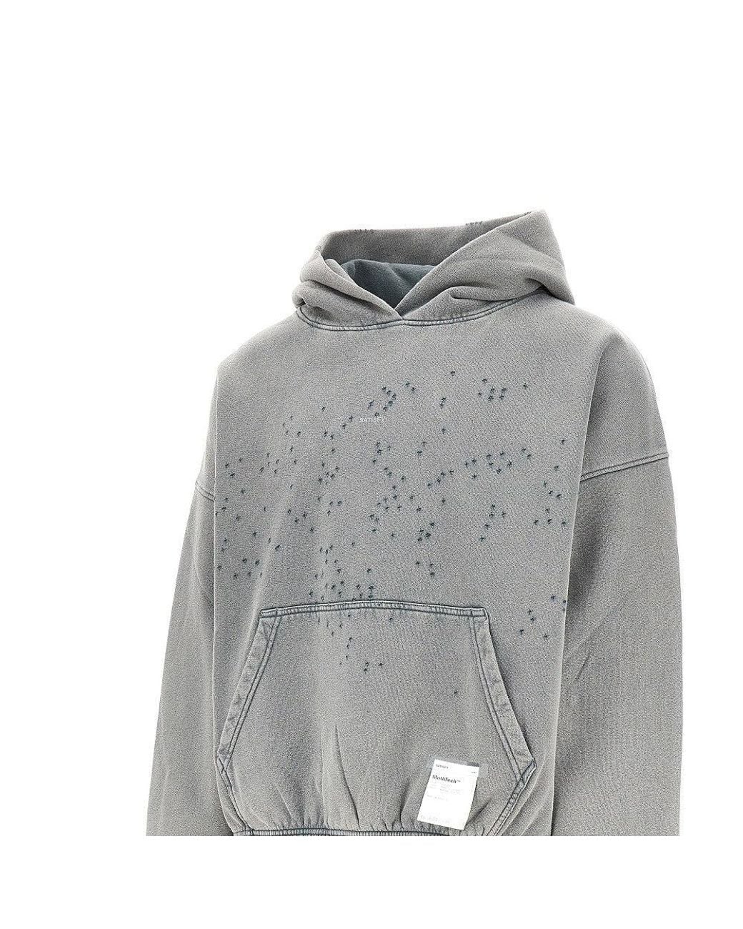 Satisfy Gray Mothtech Hoodie for men