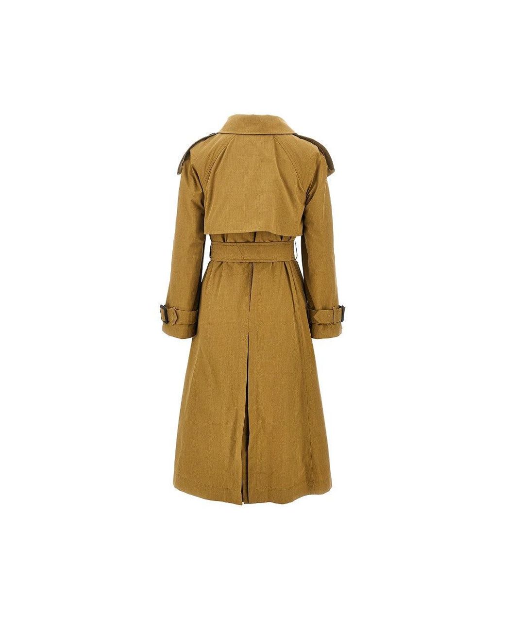 Burberry Metallic 'Fitzrovia' Trench Coat With Removable Liner