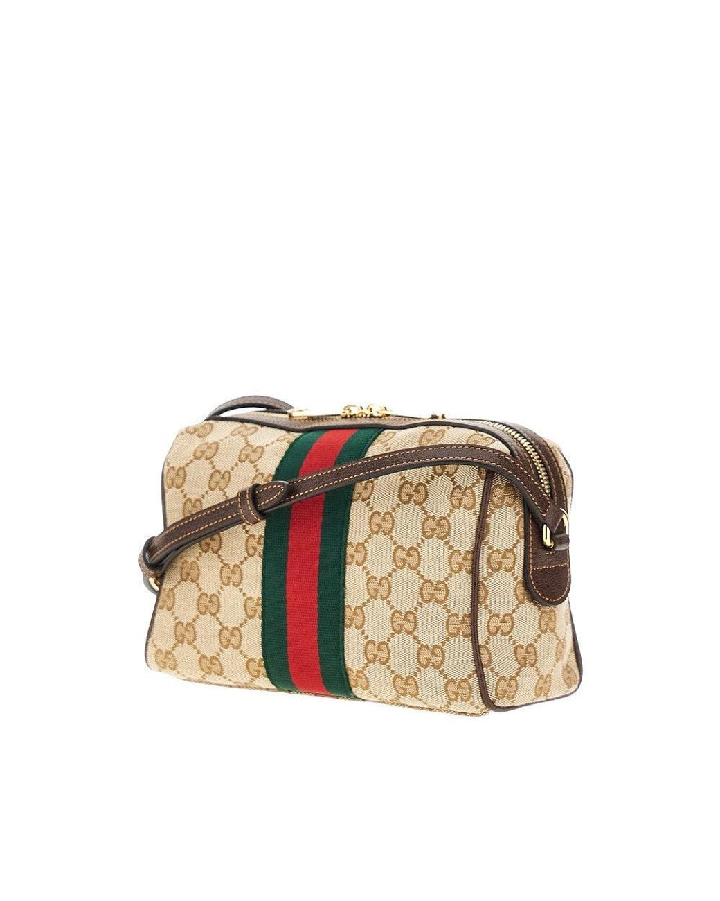Gucci Multicolor Small Horsebit Web' Crossbody Bag