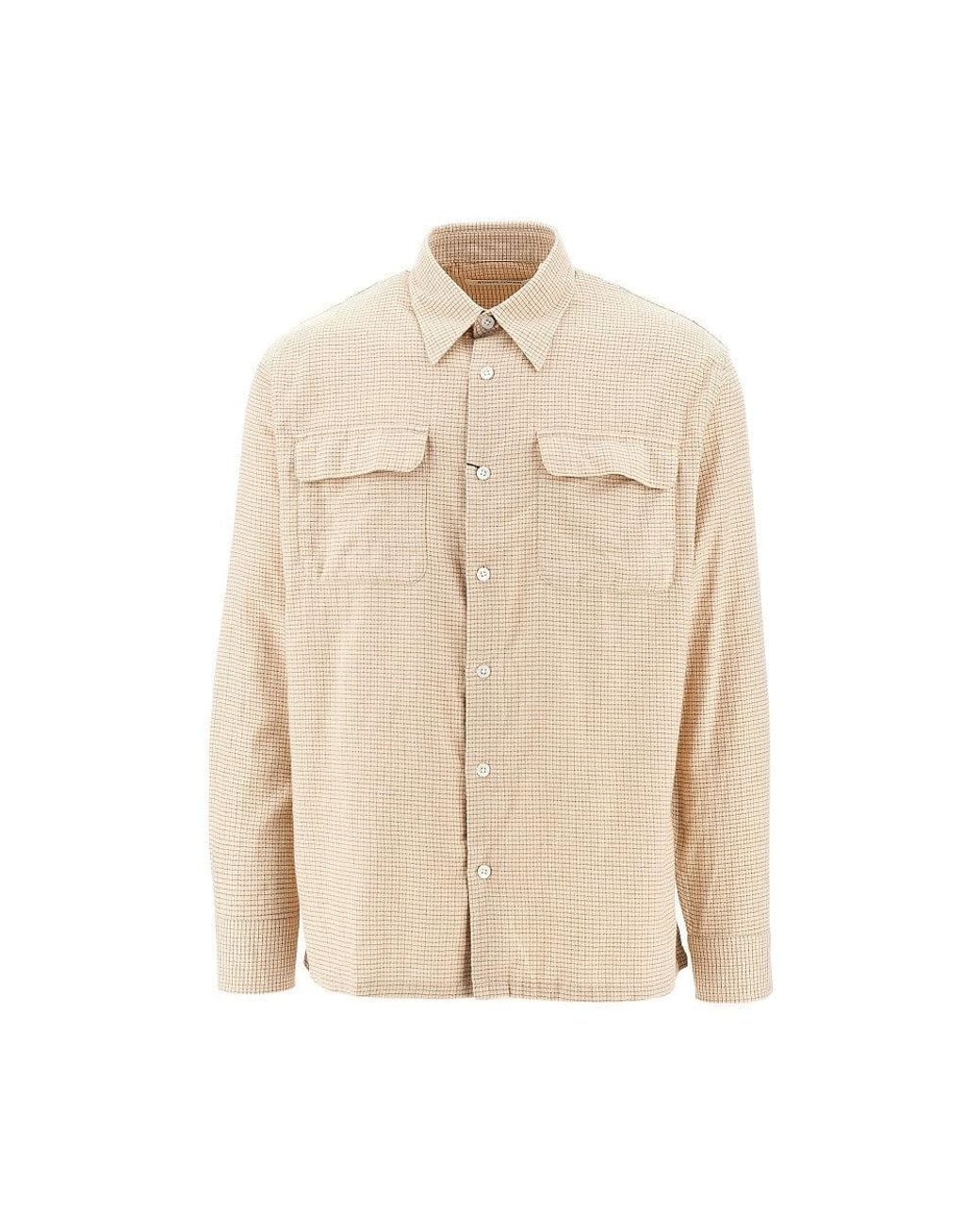 sunflower Natural Flannel Pocket Shirt for men