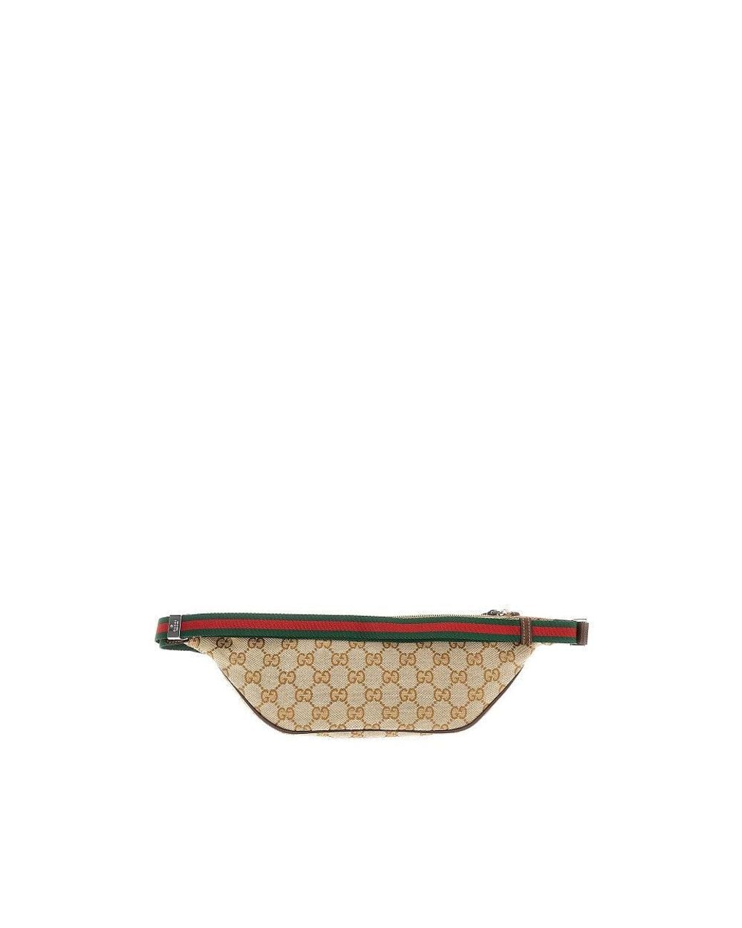 Gucci Natural Gg Canvas 'Flatpack' Beltbag for men