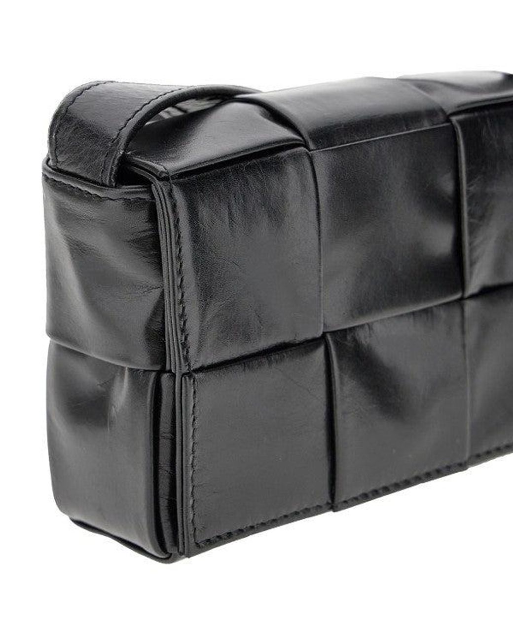 Bottega Veneta Black 'Candy Cassette' Crossbody Mini Bag for men