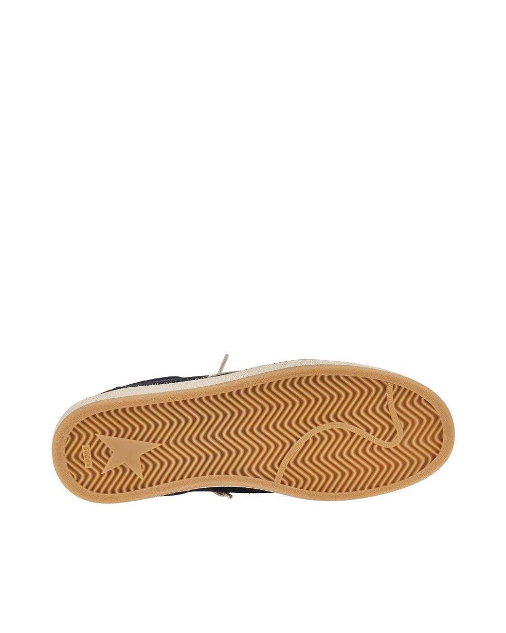 Golden Goose Deluxe Brand Blue 'Ballstar' Suede Leather Sneakers for men