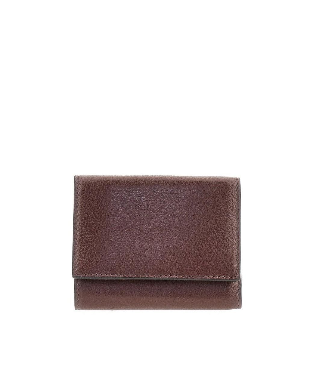 Chloé Purple 'Mini Paddington' Tri-Fold Wallet