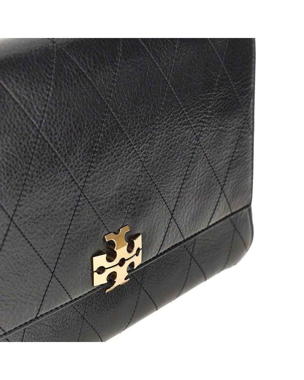 Tory Burch Black 'Charlie' Quilted Leather Bag
