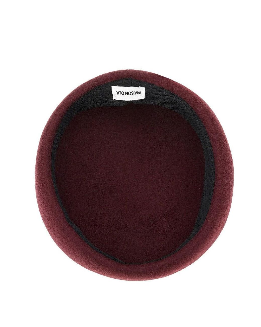 Berretto 'Le Leandra' di Maison Olga in Red