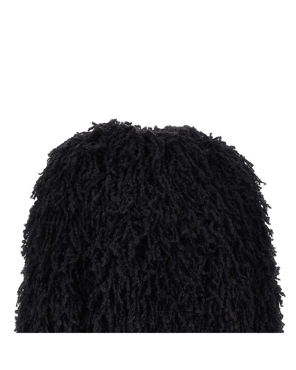 Fendi Black Knitted Fur Jacket