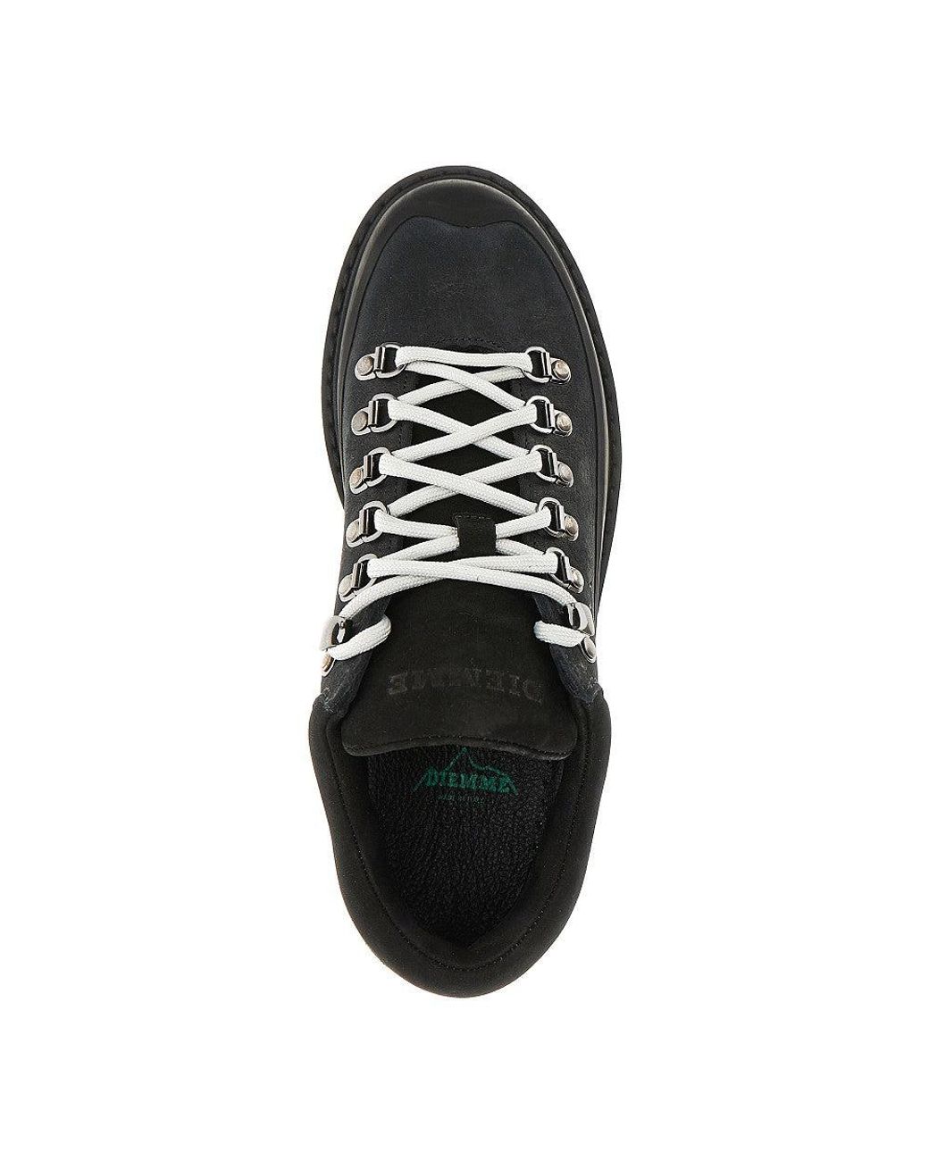 Diemme Black Leather And Rubber 'Cornaro' Sneakers for men