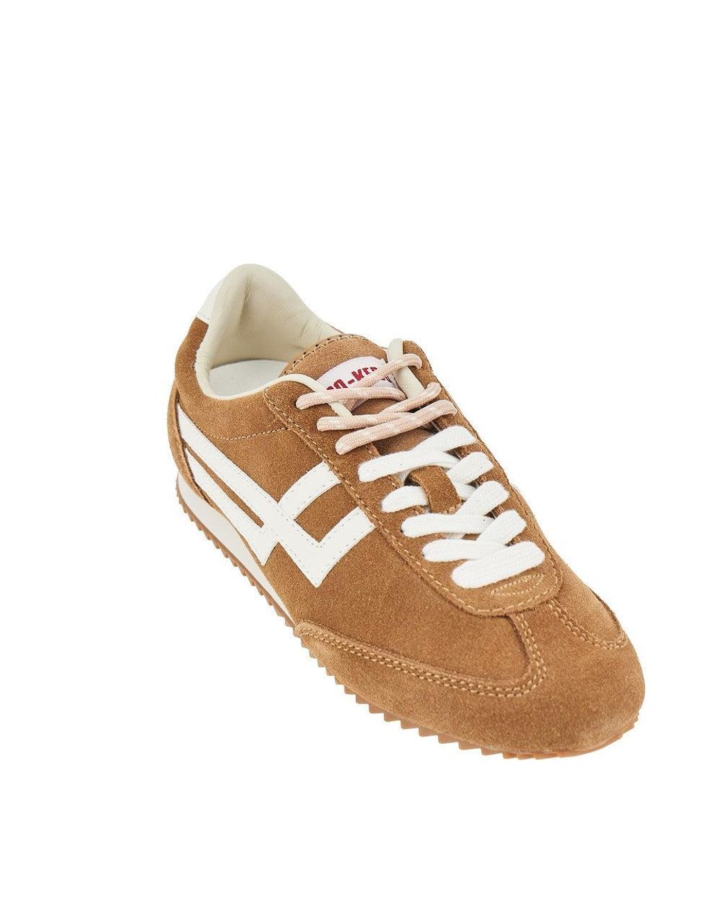 Pro Keds Brown 'Racer 77' Suede Leather Sneakers