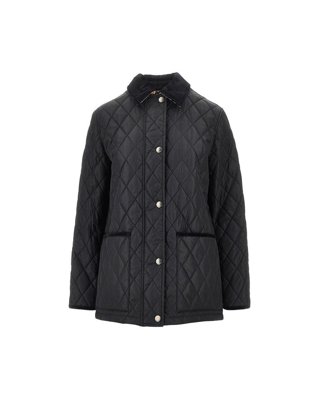 Burberry Black Quilted Nylon Country Jacket