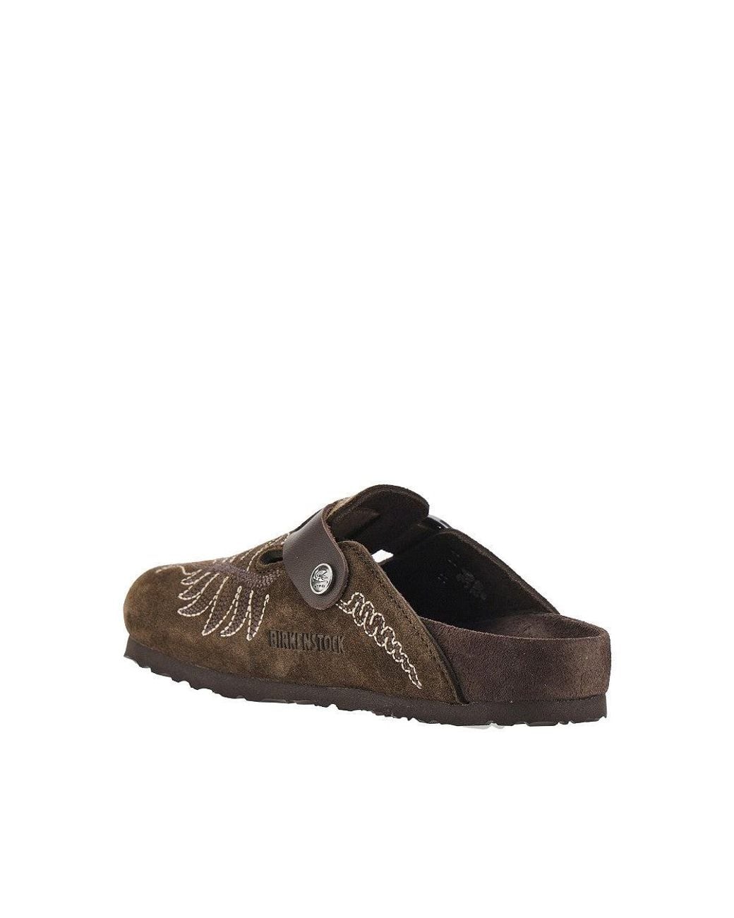 Etro Brown Birkenstock By 'Boston' Mules