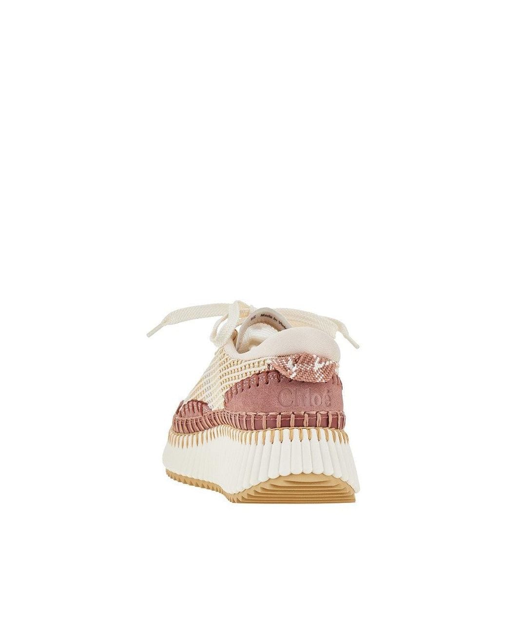 Chloé Pink 'Nama' Sneakers