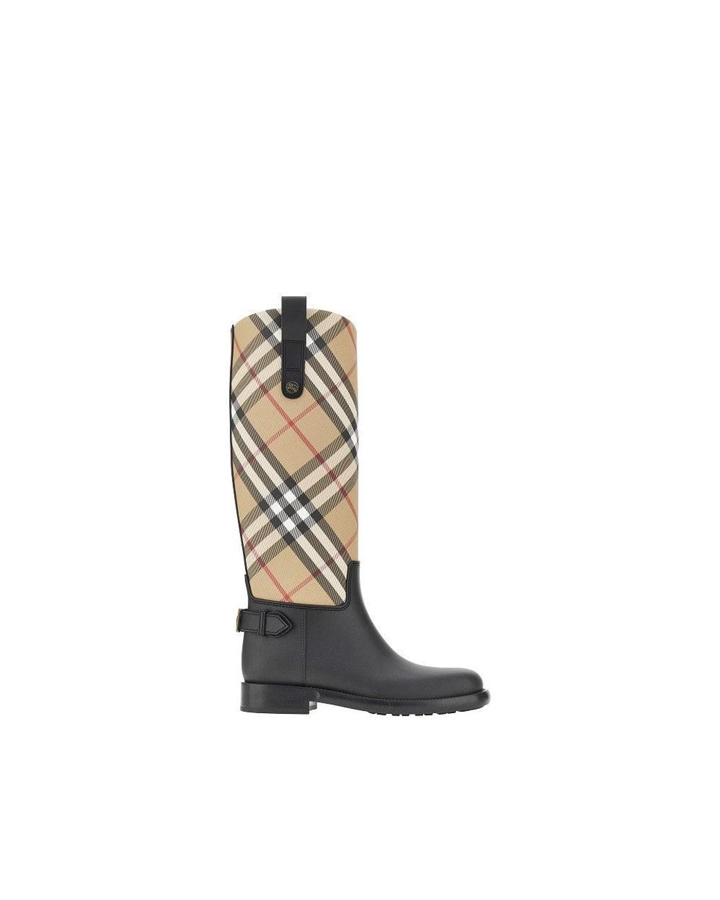 Burberry Blue 'Cavalier Check' Boots