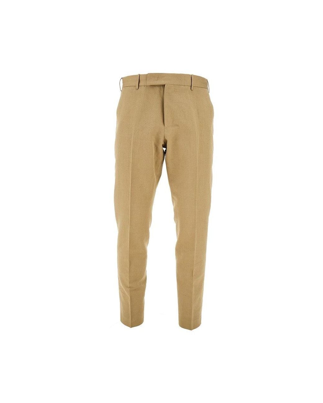 PT Torino Natural 'Edge' Cotton And Linen Blend Pants for men