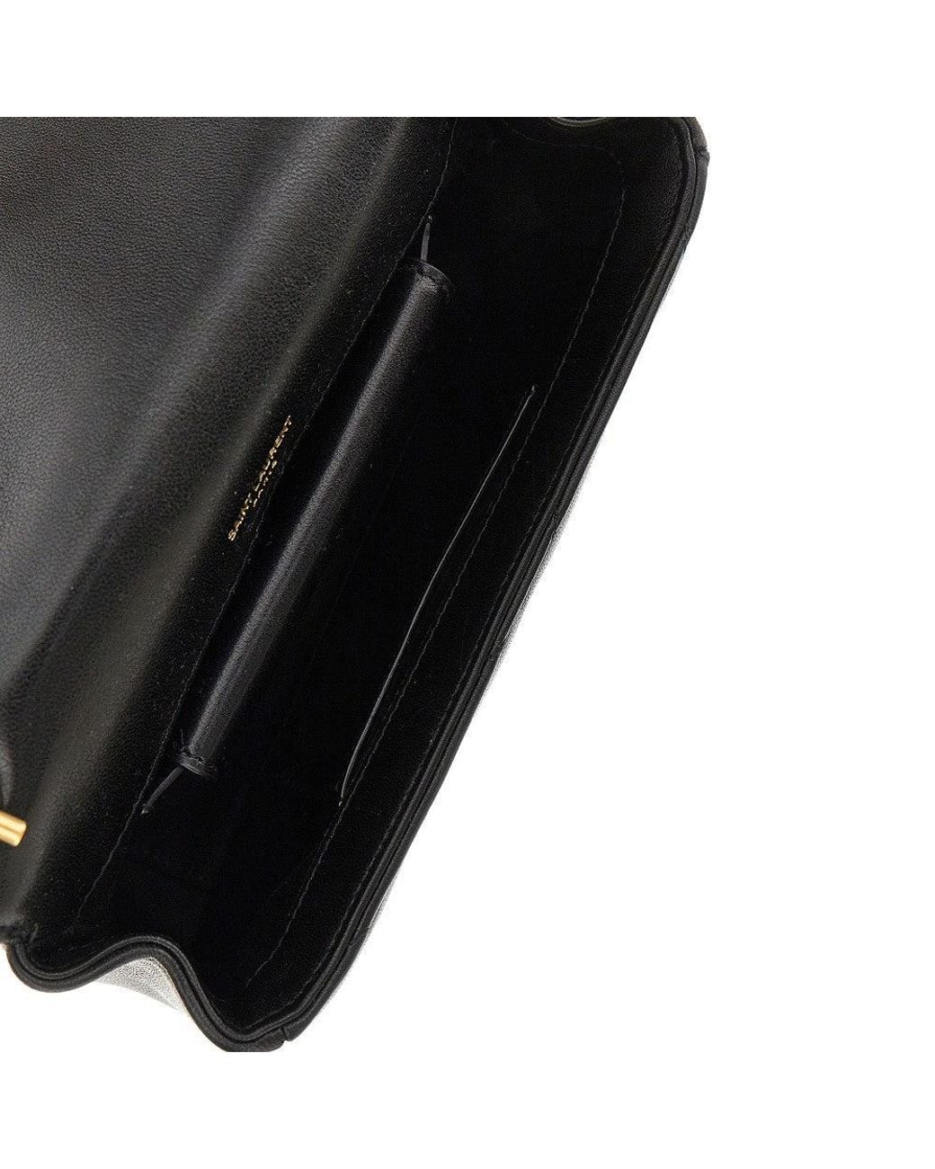 Saint Laurent Black Quilted Nappa Leather Mini 'Loulou' Bag