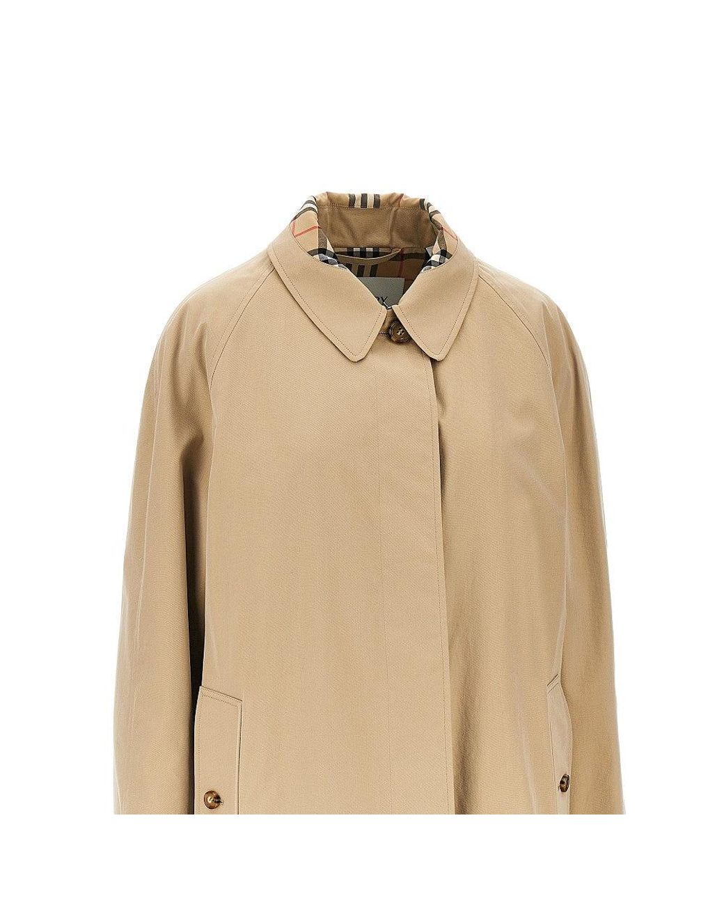 Burberry Natural 'Camden' Medium Car Coat