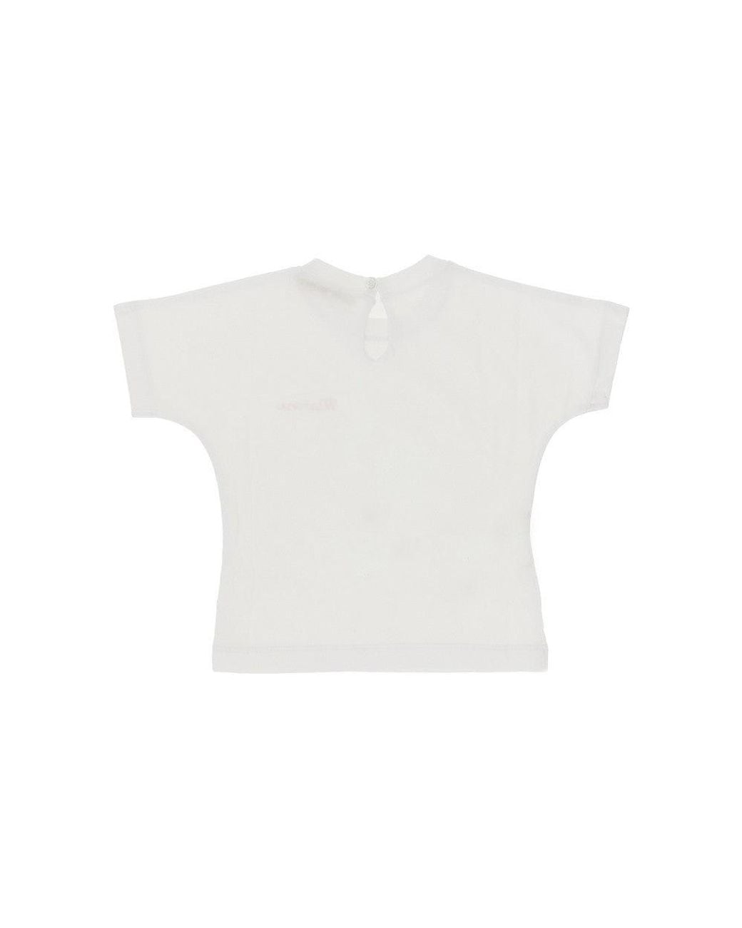 Marni White Chest Logo Print T-Shirt Kids