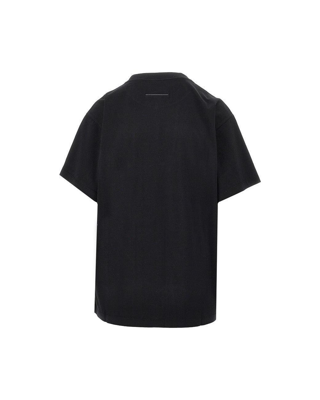 MM6 by Maison Margiela Black Numeric Logo Label T-Shirt