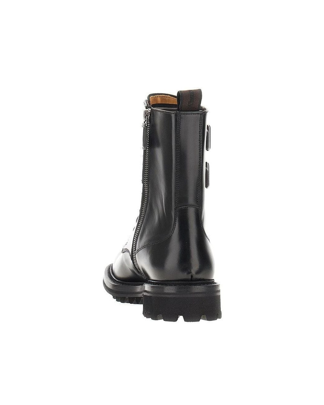 Church's Black 'Mc Nicol' Leather Ankle Boots