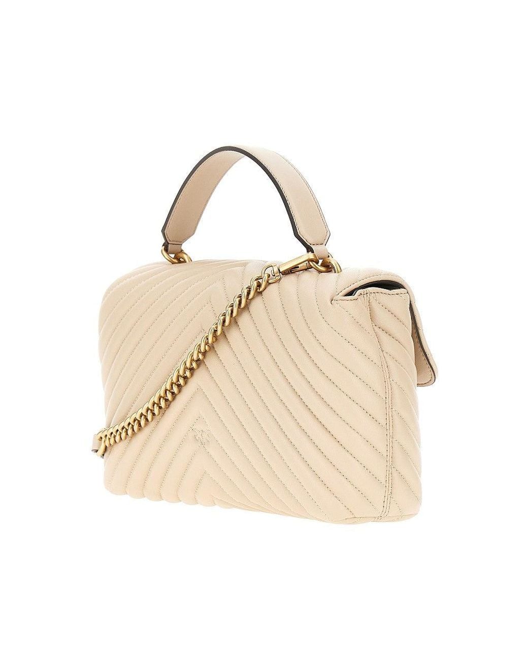Pinko Natural Classic Love Lady Puff Bag