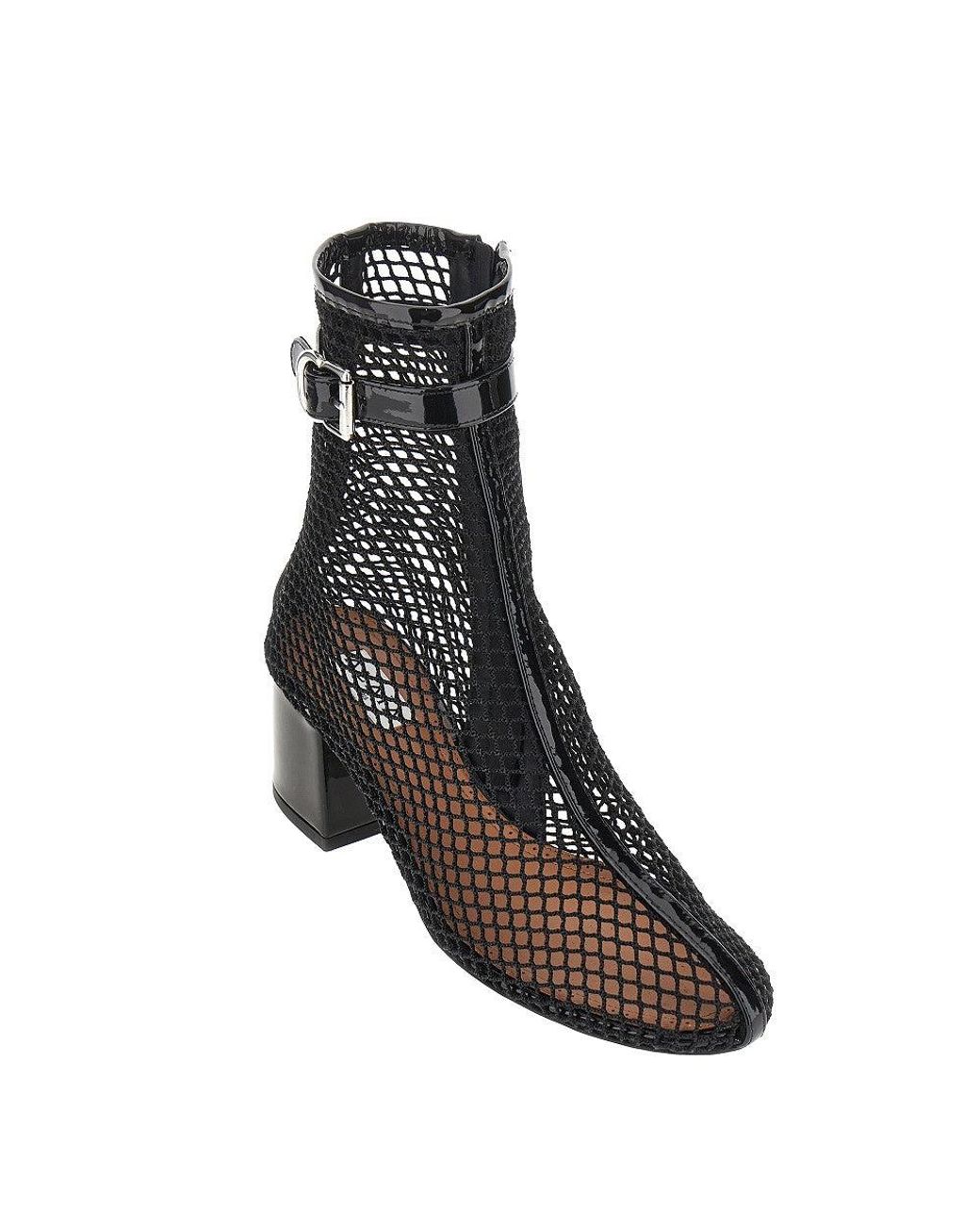 Alaïa Black Net Booties
