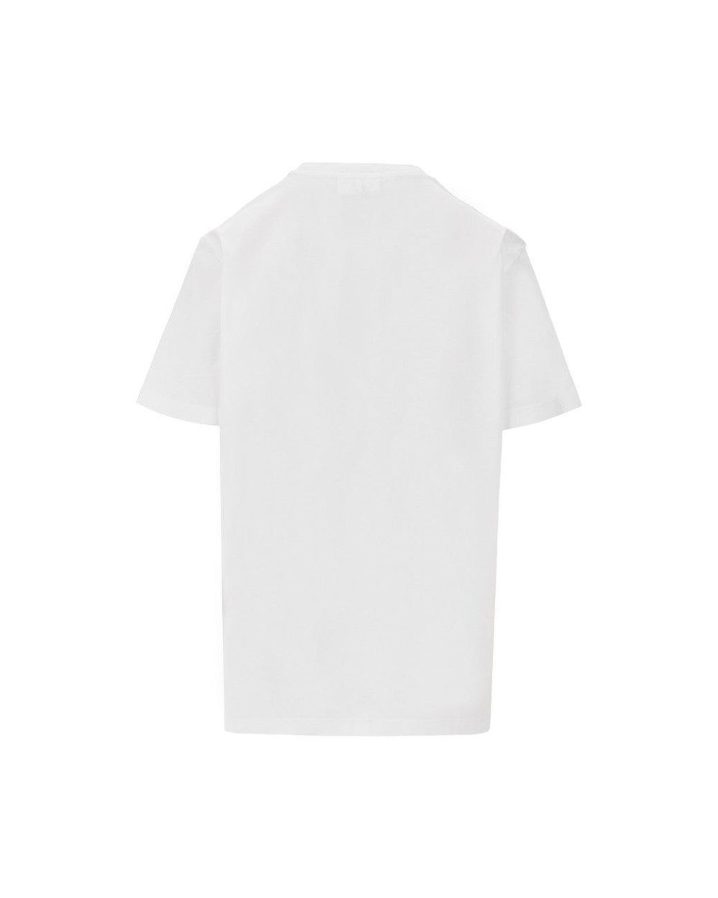 Ganni White Cotton T-Shirt With 'Strawberry' Print