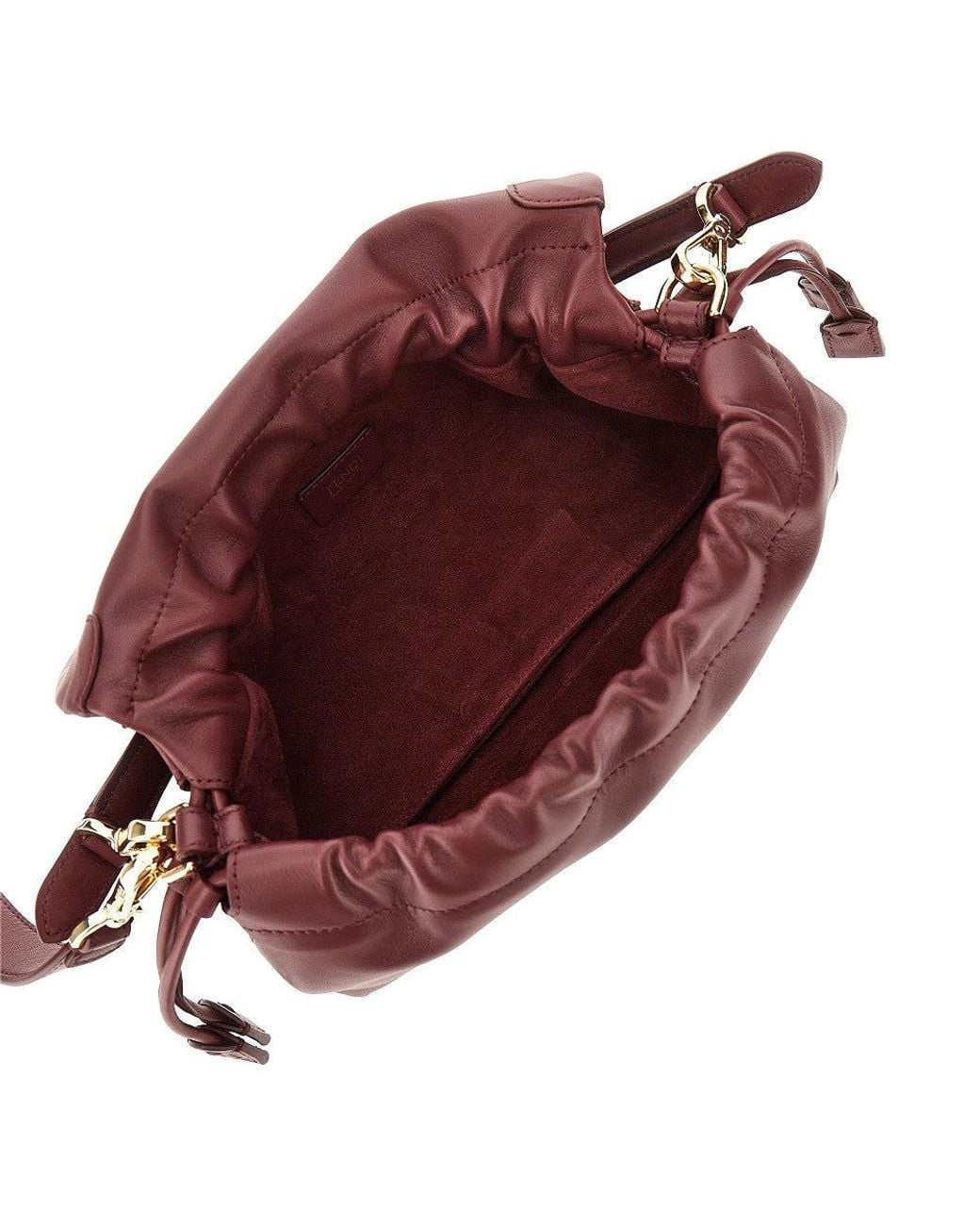 Fendi Purple Medium Leather 'Baguette Soft' Bag