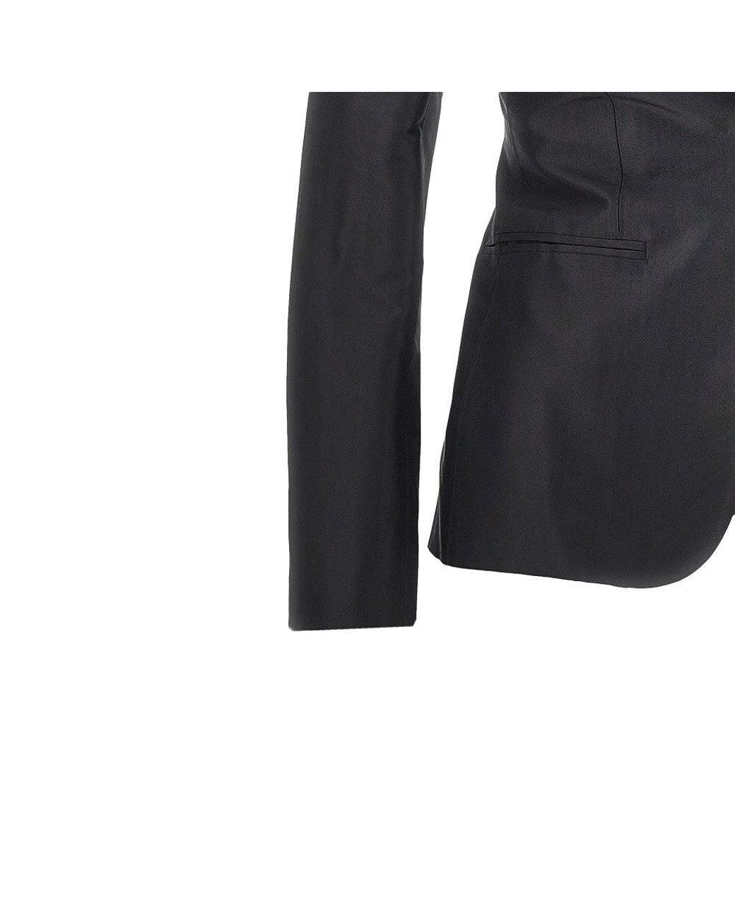 Gucci Black Silk Faille Jacket