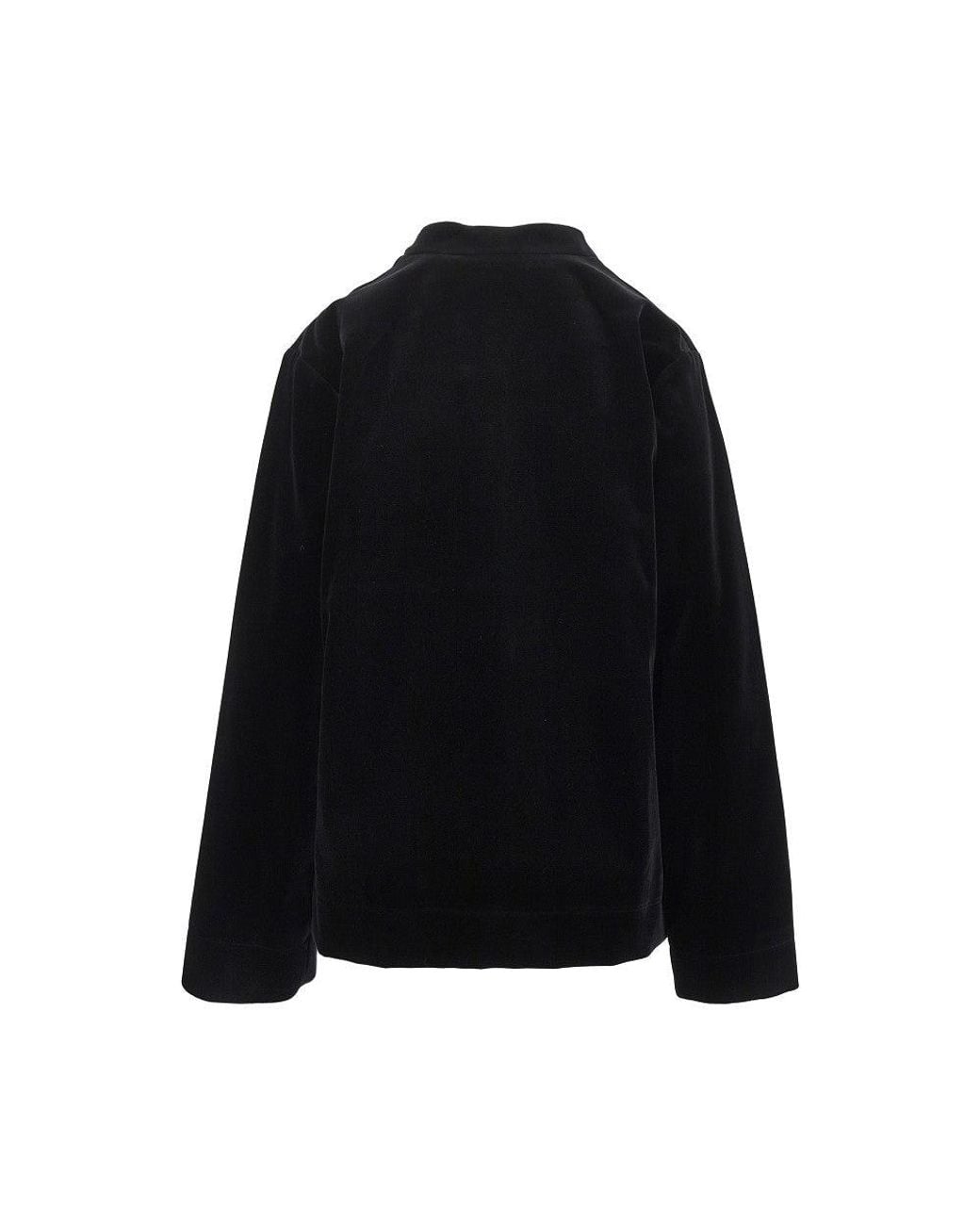 Rohe Black Pankou Closure Velvet Jacket