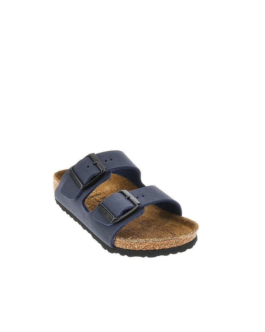 Birkenstock Blue Birko-Flor Nubuck 'Arizona' Sandals Kids for men